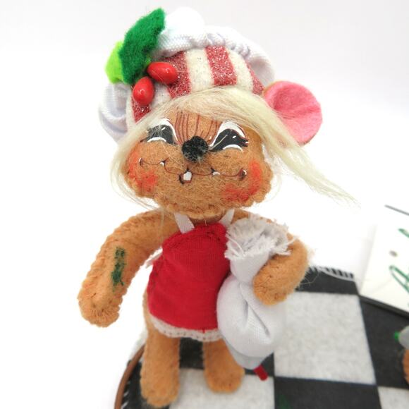 Annalee 4" Frosting Fight Mice Felt Figurine Christmas Mouse Holiday Decoration - Picture 5 of 10